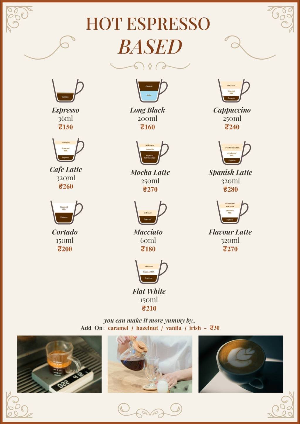 House of Coffee menu page 4