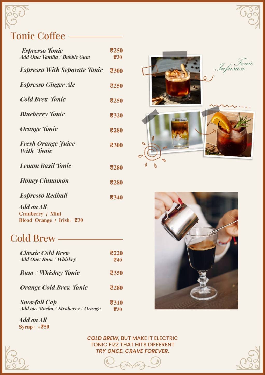 House of Coffee menu page 5