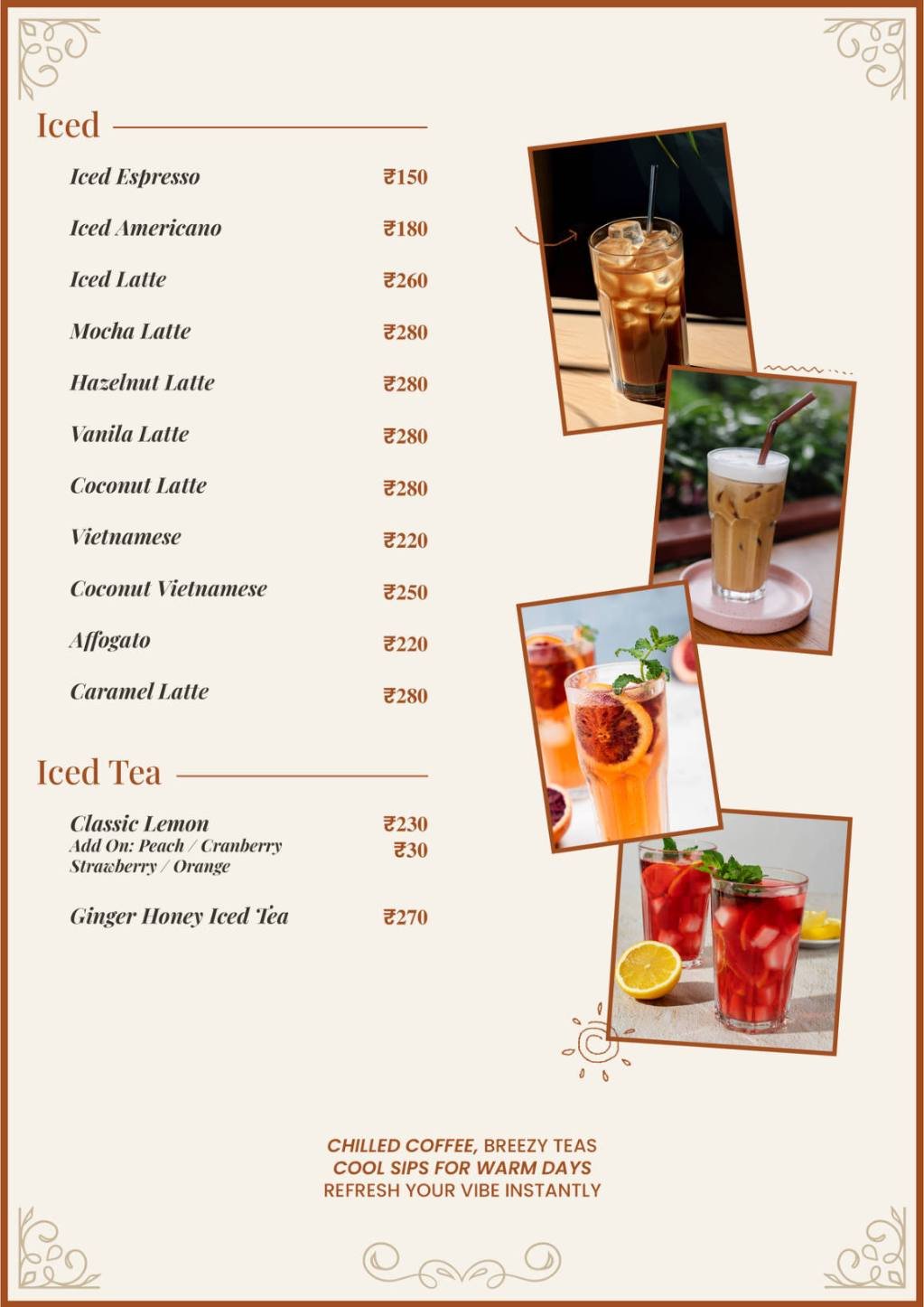House of Coffee menu page 6